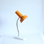 Oranje Bureaulamp Sis Leuchten 838, Duitsland 1960S thumbnail 4