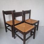 3 Vintage Stoelen In De Stijl Van Vico Magistretti Design thumbnail 5