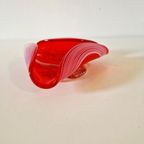 Vintage Glazen Schaal Mondgrblazen Kunst Glas Schaaltje thumbnail 6