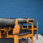 6x Deens Design Stoelen, Jørgen Bækmark, Fdb Møbler thumbnail 12