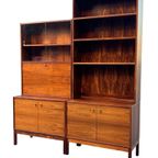 Vintage Wandmeubel Boekenkast Palissander Jaren 70 Design thumbnail 10