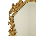 Vergulde Deknudt Rococo Stijl Spiegel Kuifspiegel Acanthus 81cm thumbnail 5