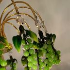 Murano Groene Druiven Hanglamp Vintage Kroonluchter Groen Hollywood thumbnail 9