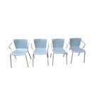 Fritz Hansen Stapelbare Stoelen - Lichtblauw thumbnail 6