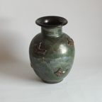Roger Guerin Art Deco Earthenware Vase, Belgium, 1920S. thumbnail 3