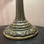2 Beschikbaar Vintage Art Nouveau Stijl Papegaai Glas In Lood thumbnail 6