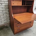 Secretaire / Bureau. Børge Mogensen Voor Søborg Møbler, Denemarken 1960'S thumbnail 10