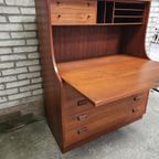 Secretaire / Bureau. Børge Mogensen Voor Søborg Møbler, Denemarken 1960'S thumbnail 12