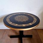 Vintage Salontafel In Zwart En Goud thumbnail 6