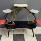 1960s Flower Table In Multi Color Formica thumbnail 4