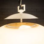 Set Of 3 Hanging Lamps Made Of Opaline (Milk Glass) thumbnail 3