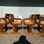 Space Age Eetkamerstoelen Set thumbnail 14