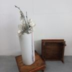 Vintage Bajot Indiase Lage Styling Plateau Bijzettafel thumbnail 3