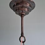 Venetiaanse Ophanging In Geblazen Glas En Gesmeed Metaal thumbnail 9