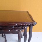 Vintage Engelse Nesting Tables, Bijzettafeltjes, Mimiset thumbnail 6