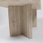 Italiaanse Travertijn Coffee Table, Jaren 70 thumbnail 7