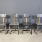 Vintage Industrial Chairs, 1970s - Set Of 4 thumbnail 4