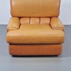 Vintage Fauteuil Leer Cognac '60 Mid Century Lounge Japandi thumbnail 6