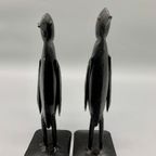 Set Vintage Metalen Pinguïns Zwart Handgemaakt thumbnail 9