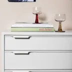 HKLIVING Houten Ladenkast Wit thumbnail 3