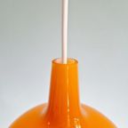 Pompei Hanglamp In Oranje Opaline, Jo Hammerborg, 1960 thumbnail 4