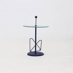 Post Modern Magazine Side Table With Ball Handle 1980S thumbnail 4