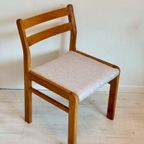 Set 4 Stoere Vintage Deense Eetkamerstoelen Jaren 60 thumbnail 11