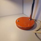 Vintage Bureaulamp Oranje Lamp Desklight Jaren 70 Retro Lamp thumbnail 6