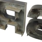 Grote Metalen Letters Cars Zwart Gelakt Reclame Mancave thumbnail 17