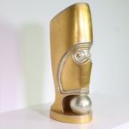 Painted Leeazann70se Umbrella Stand, Ca 1980 Resine / Epoxy / Hollywood Regency Manufactured By T thumbnail 8