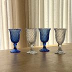 Set Of 4 Mismatched Wine Glasses thumbnail 4