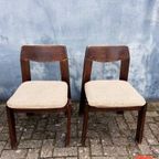Brutalist Jaren 60 Eetkamerset (uitschuifbare Stafel + 4 Stoelen) thumbnail 13