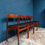 4x Vintage Deens Design Stoelen, Jaren '60 thumbnail 13