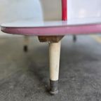 Vintage Ronde Etagere / Winkelrek / Vitrine thumbnail 7