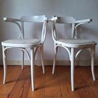 Set Van 4 Brocante Vintage Café Stoelen In Thonet Style thumbnail 2