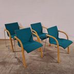 Set Van Vier Design Vintage Thonet Stoelen S320 thumbnail 2