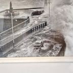 Vintage Foto In Lijst Vlissingen Kade Antieke Auto Zee Photo thumbnail 2