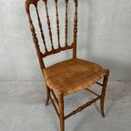 2x Vintage Originele Chiavari Stoelen – Hout thumbnail 3
