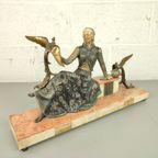 Groot Marmeren Art Deco Beeld Scali thumbnail 7