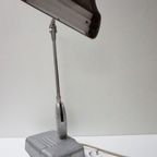 Dazor Bureaulamp/ Goudsmidlamp Met Vergrootglas Loep, Ca 1950 thumbnail 10