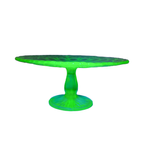 Unieke En Zeldzame Taartschaal Van Uranium Glas thumbnail 5