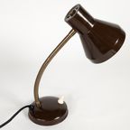 Hala Zeist - Bureaulamp - Model 703 - Flexibele Hals - Bruin - 60'S thumbnail 7