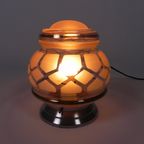 Art Deco Plafondlamp Met Glazen Kap, Jaren 30 thumbnail 6