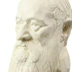 Grote Klassieke Buste Oude Man Met Baard Gips 50cm thumbnail 15