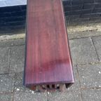 Antiek Engels Mahonie Hangoortafeltje, Inklapbaar,61 Cm Hoog thumbnail 4
