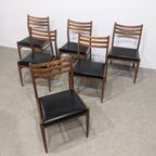 Six Elegant Vintage Scandinavian Chairs thumbnail 2