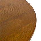 Art Deco Plantentafeltje Bijzettafeltje Eikenhouten Jaren 50 thumbnail 21
