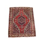 Oosters Vloerkleed/ Tapijt Met Mooi Patroon In Rode En Blauwe Tinten 197×134 Cm thumbnail 2