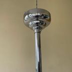 Hanglamp Lamp Plafondlamp Art Deco 1930 4 Arms Clichyglas Frans thumbnail 11