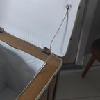 Vintage Poef Vierkant Beige Geplooid Skaileer thumbnail 9